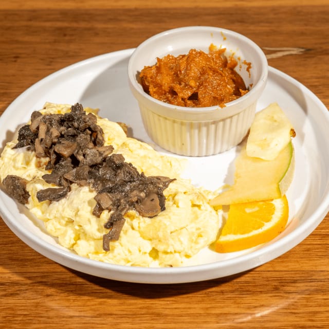 Exotic Mushroom Scramble.